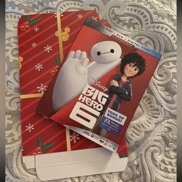 Disney Media New Sealed Disneys Big Hero 6 Dvdbluray Digital Combo 